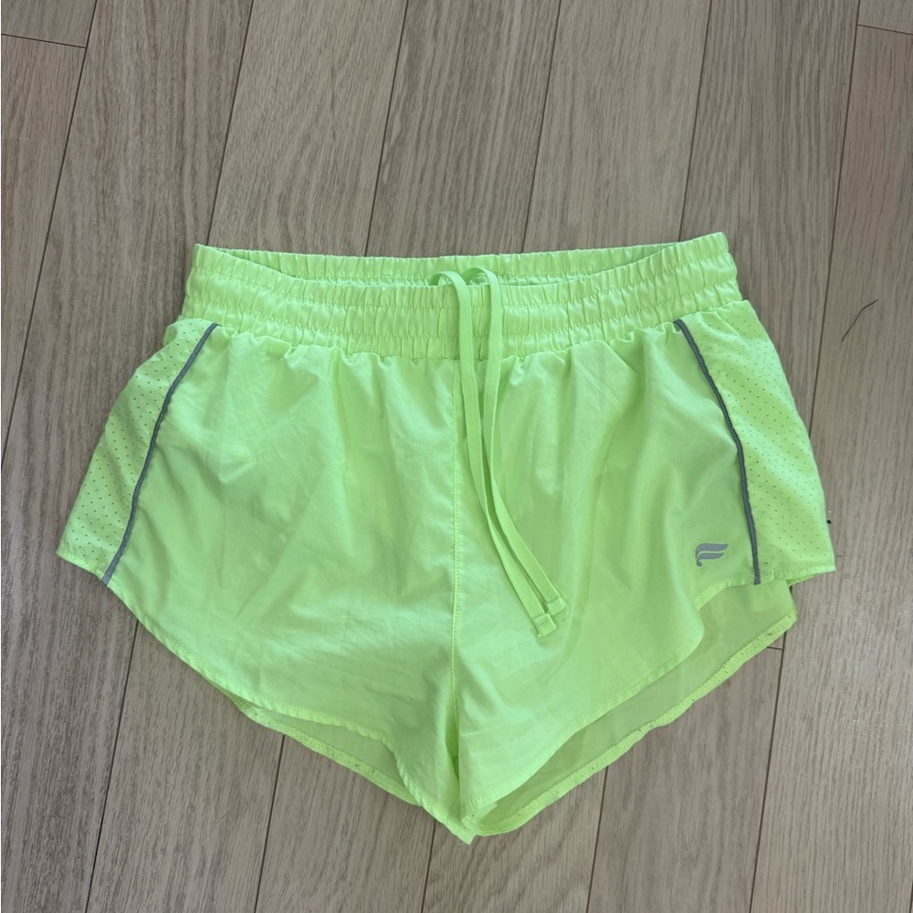 Fabletics Bright Lime Athletic Shorts - image 5